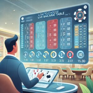 Cara Memilih Meja Live Baccarat